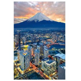 500 Piece Wooden Jigsaw Puzzle for Adults Beautiful Scenery Puzzle Toy Decoration; Mount Fuji