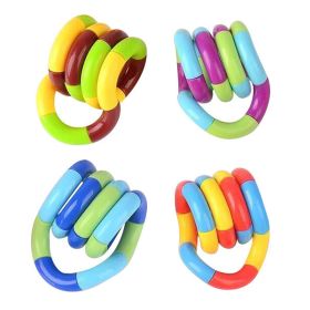 4Pcs Twisted Rope Anti Stress Toy Deformation Rope Adult Decompression Interactive Game DIY Winding Leisure Kids Education Toys