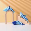 Fidget Slug Toy; 3D Articulated Stretch Shark Stress Reliever Hand Toy; Sensory Fidget Slug Toy For Adults And Kids; Pressure Relieving And Anti-Anxie