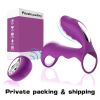 Semen lock ring silicone male vibrating penis ring sex toy