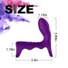 10 frequency vibration; Cock Ring for Men Erection Enhancing Stamina Prolonging; Ultra Soft Premium Silicone Ring Adult Toys for Couple Harder Longer