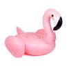 Giant inflatable flamingos ride on floating objects in the swimming pool, equipped with fast valve swimming rafts, suitable for summer party decoratio