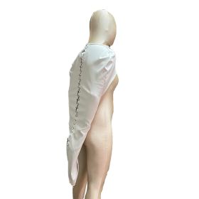 Restraint Clothes Single Gloves Self-binding Supplies (Option: White lace-M)