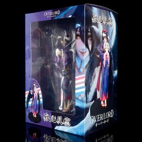 Overlord III Albedo So-Bin Ver. Anime Character Albedo PVC Action Figure Toy Overlord Statue Collectible Model Doll Adult Gift (Color: With box-23cm)