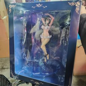 Overlord III Albedo So-Bin Ver. Anime Character Albedo PVC Action Figure Toy Overlord Statue Collectible Model Doll Adult Gift (Color: With box-32cm)