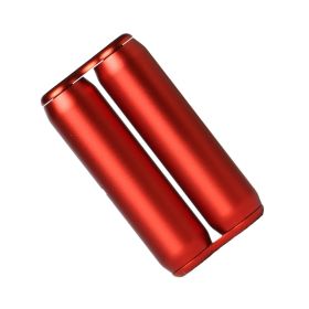 Dual-Use Sensory Hot-Selling Toy Adult and Children Metal Roller Relieve Stress Palm Care Massage Artifact Fingertip Anti-Stress (Color: Red)