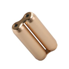 Dual-Use Sensory Hot-Selling Toy Adult and Children Metal Roller Relieve Stress Palm Care Massage Artifact Fingertip Anti-Stress (Color: Gold)