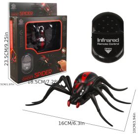 Tricky Toys; Electric Scary Toys For Boys; Simulation Cockroaches; Remote Control Spider Ants Insect Animals Toys For Kids Adults (Style: Spider)