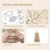 3D DIY Wooden Puzzle Blocks Toys for Adults and Kids