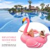 Giant inflatable flamingo swimming pool floating, swimming pool floating lounge floating raft adult children's party decorative toys