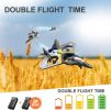 4DRC V17 Remote Control Plane RC Airplanes 2.4GHz 6CH EPP RC Plane 4 Motor RC Aircraft Toys for Adult Kids with Function Gravity Sensing Stunt Roll Co