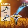 4DRC V17 Remote Control Plane RC Airplanes 2.4GHz 6CH EPP RC Plane 4 Motor RC Aircraft Toys for Adult Kids with Function Gravity Sensing Stunt Roll Co