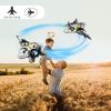 4DRC V17 Remote Control Plane RC Airplanes 2.4GHz 6CH EPP RC Plane 4 Motor RC Aircraft Toys for Adult Kids with Function Gravity Sensing Stunt Roll Co