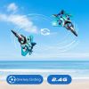 4DRC V17 Remote Control Plane RC Airplanes 2.4GHz 6CH EPP RC Plane 4 Motor RC Aircraft Toys for Adult Kids with Function Gravity Sensing Stunt Roll Co