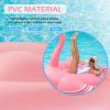 Giant inflatable flamingo swimming pool floating, swimming pool floating lounge floating raft adult children's party decorative toys