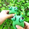 12PCS Funny Grass Worm Pinch Toy, Green Eye Bouncing Worm Squeeze Toy, Novelty Fun Squeeze Stress Relief Toys For Adults Kids Gift Cool Gadgets