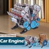 New Mini Assembly Car Assemble Inline Four-cylinder L4 Engine Model Kit Toys For Adult Gift Engine Resin Ornaments 2023 Hot Sale