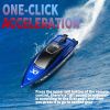 RC Boat For Kids; 2.4GHz 8 Km/h High Speed RC Boat Electric Racing Boat; Waterproof 500mAh USB Rechargeable RC Boat Toy Ship; Summer Water Toy; Gift F