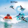 4DRC V17 Remote Control Plane RC Airplanes 2.4GHz 6CH EPP RC Plane 4 Motor RC Aircraft Toys for Adult Kids with Function Gravity Sensing Stunt Roll Co