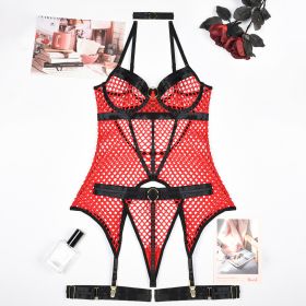 Women's Hot One-piece Sexy Lingerie (Option: Red-M)